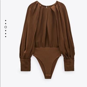 ZARA bodysuit open back